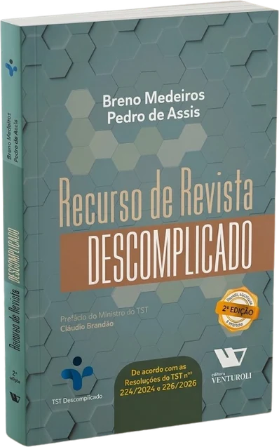Capa do livro Recurso de Revista Descomplicado, de Breno Medeiros e Pedro de Assis